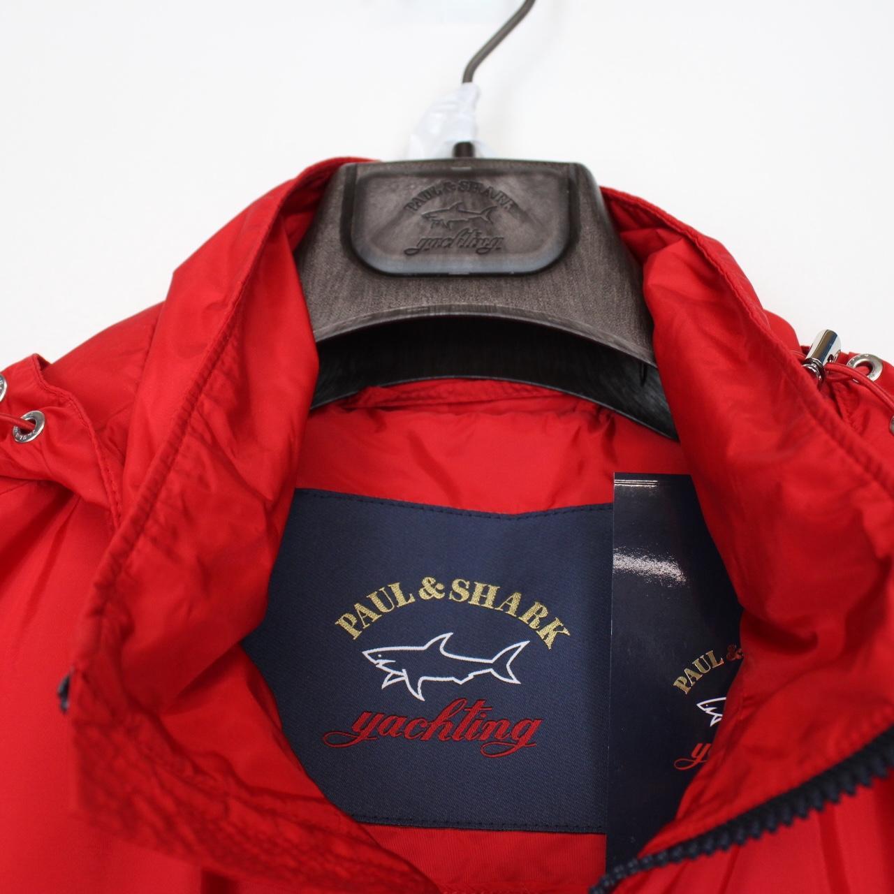 Paul & Shark Red and Black Full Zip Windbreaker Jacket