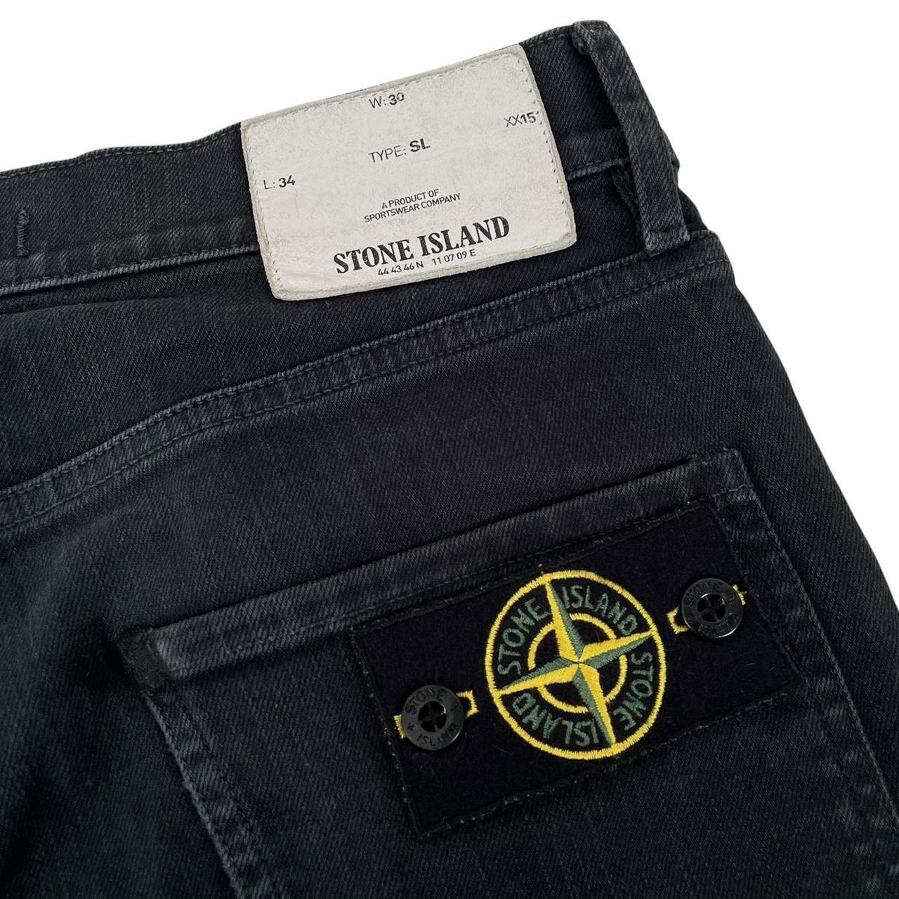 Stone Island SS 2010 Black Slim Fit Denim Jeans