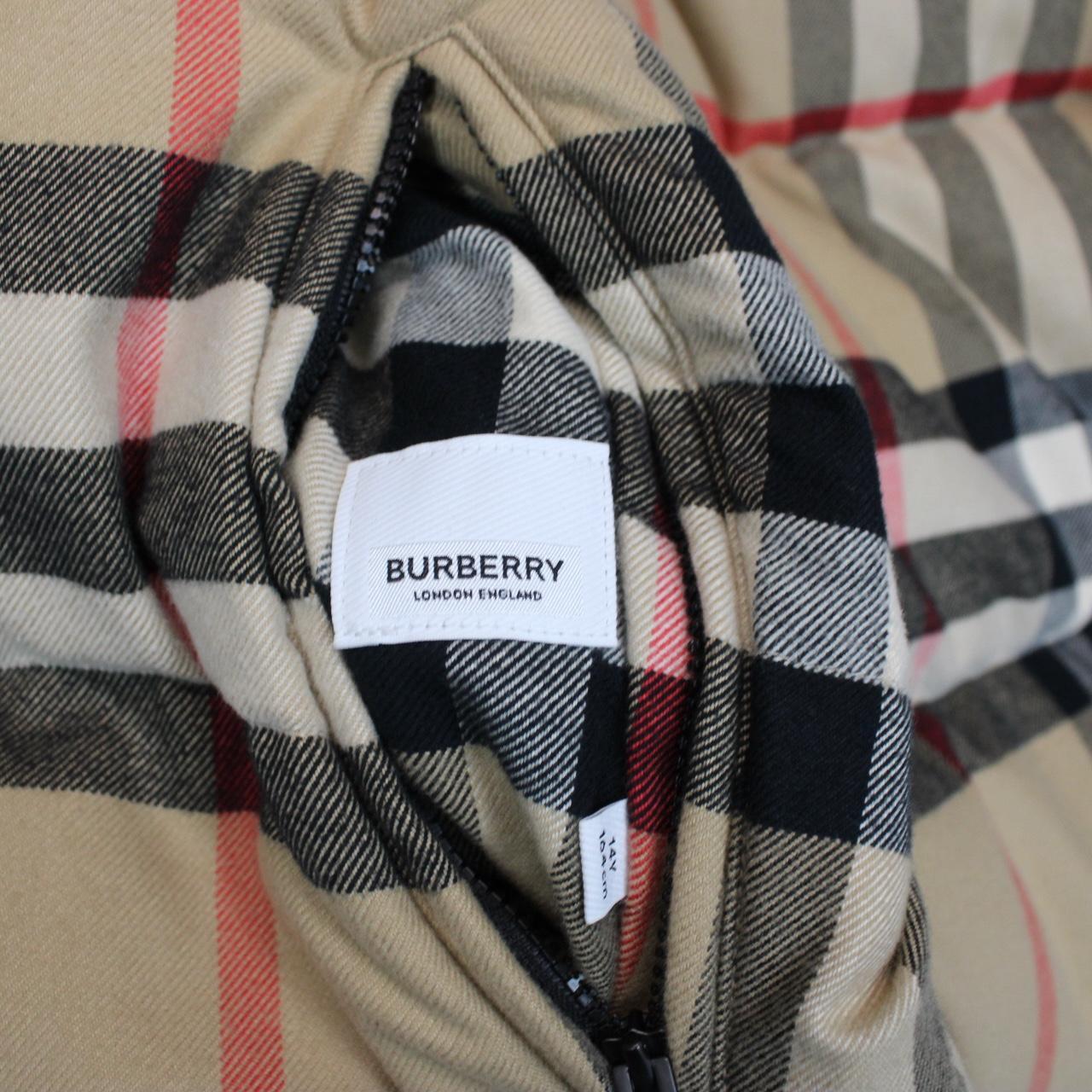 Burberry Beige and Black Nova Check Reversible Cotton Down Gilet / Bodywarmer