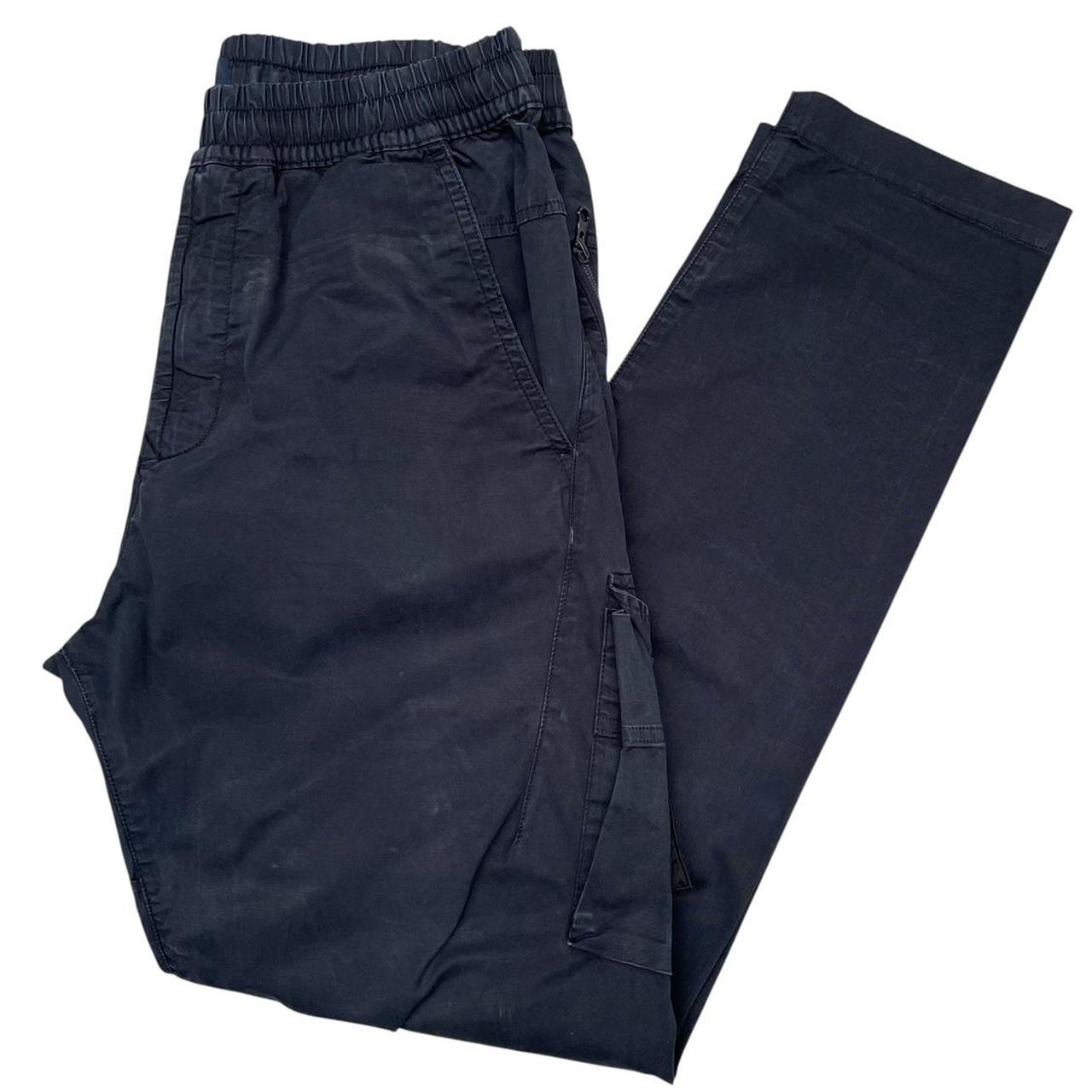 Stone Island Ghost SS 2020 Navy Blue RE-T Fit Cargo Trousers