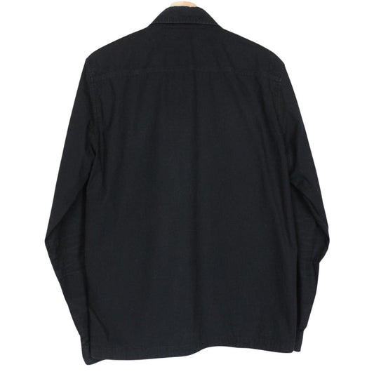 Stone Island SS 2017 Navy Blue Full Zip Cotton Overshirt Jacket