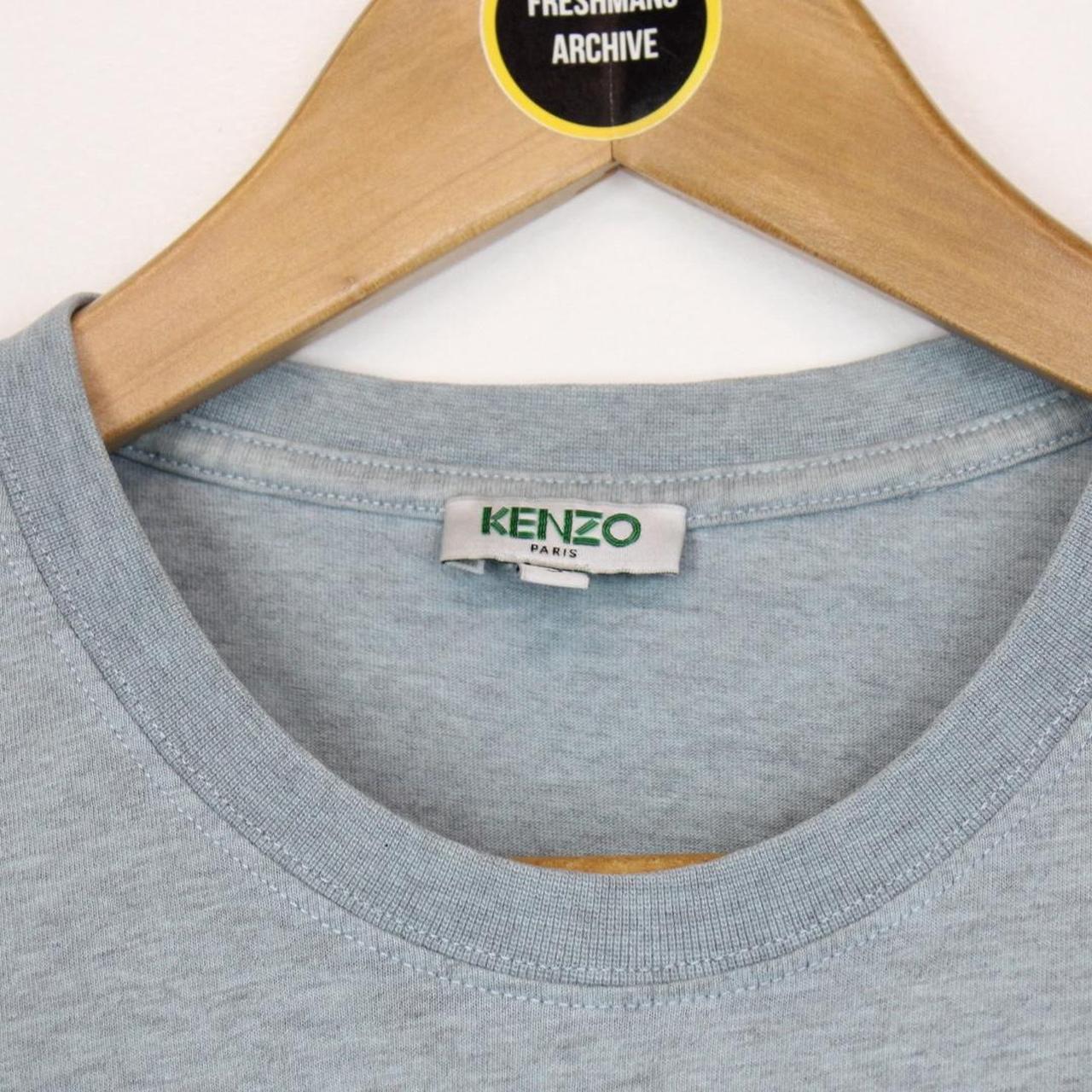 Kenzo Paris Blue Eye Print Short Sleeve T-Shirt