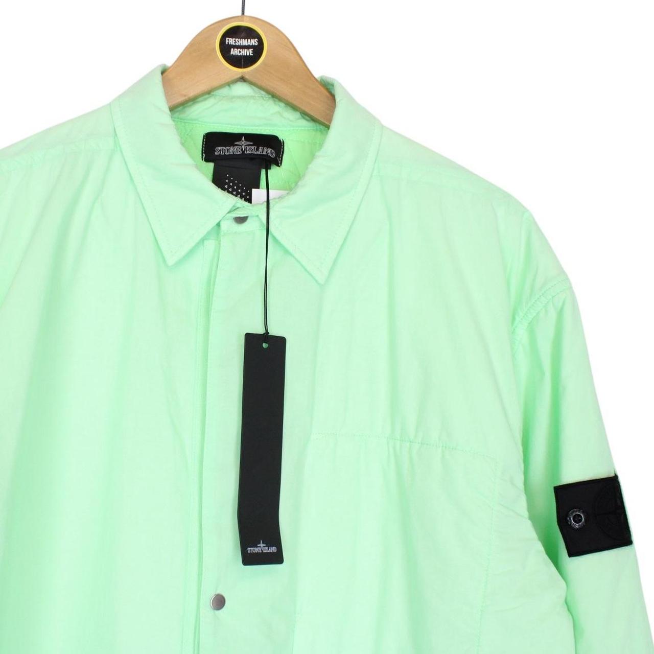 Stone Island Shadow Project SS 2022 Green Padded Overshirt Jacket