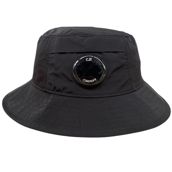 CP Company Black Chrome-R Nylon Lens Bucket Hat