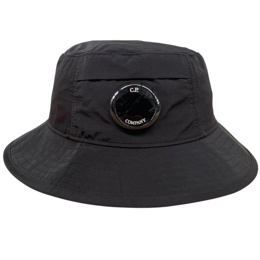 CP Company Black Chrome-R Nylon Lens Bucket Hat