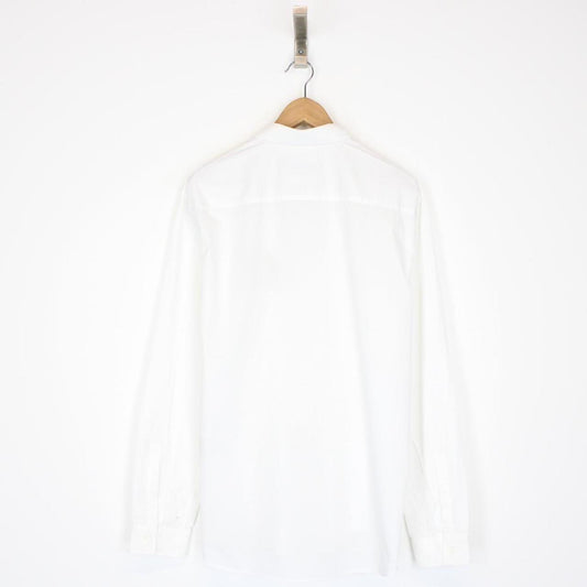 Versace Jeans Couture White Long Sleeve Cotton Shirt