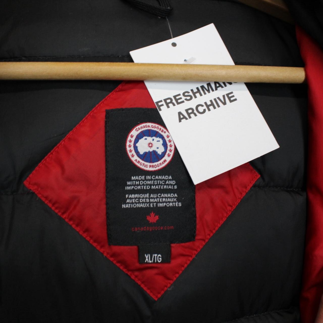 Canada Goose Lodge Hoody Red Full Zip Down Jacket