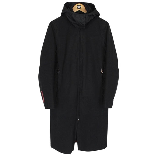 Vintage Prada Sport Black Nylon Gore-Tex Waterproof Coat