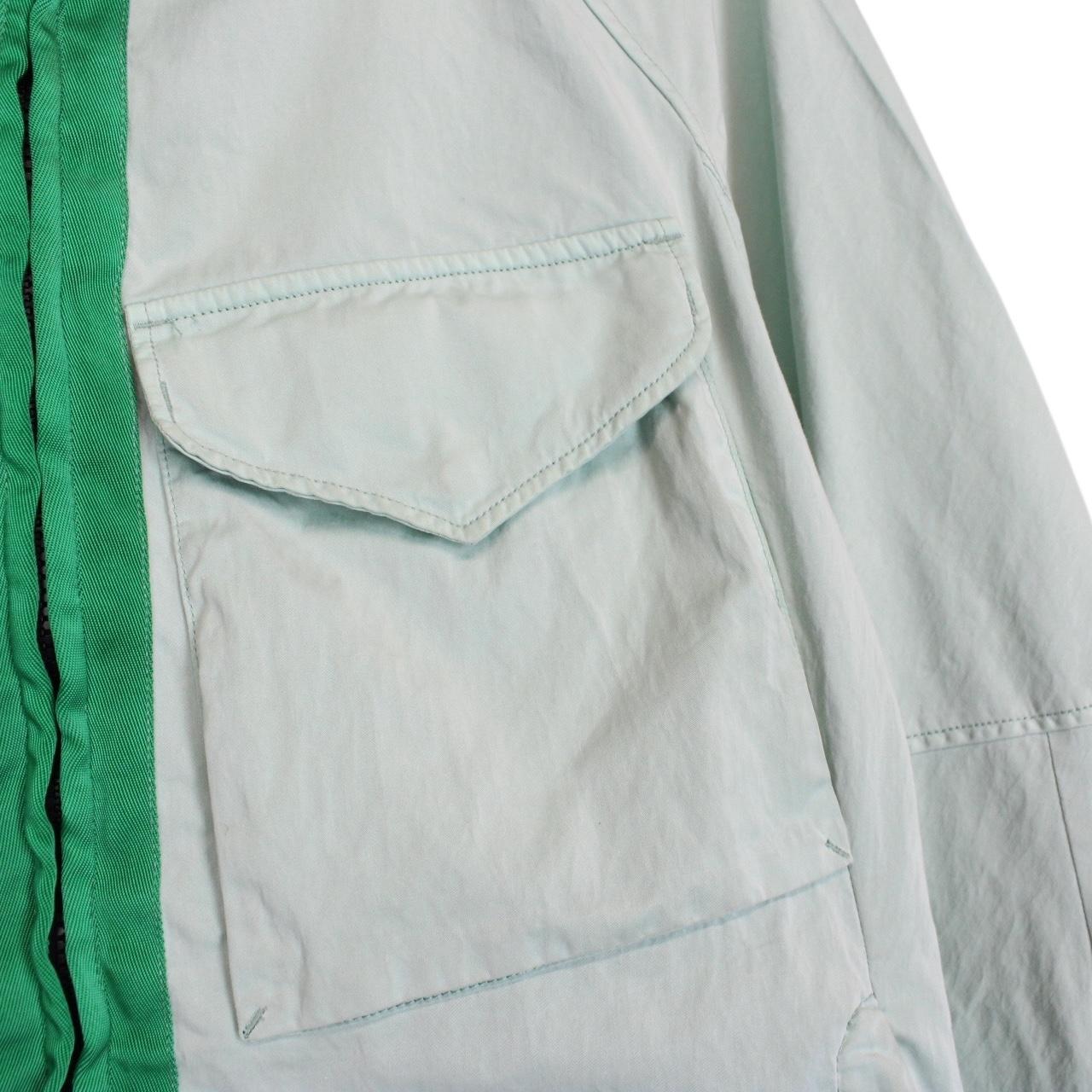 CP Company Mint Green Raso-CP Full Zip Goggle Jacket