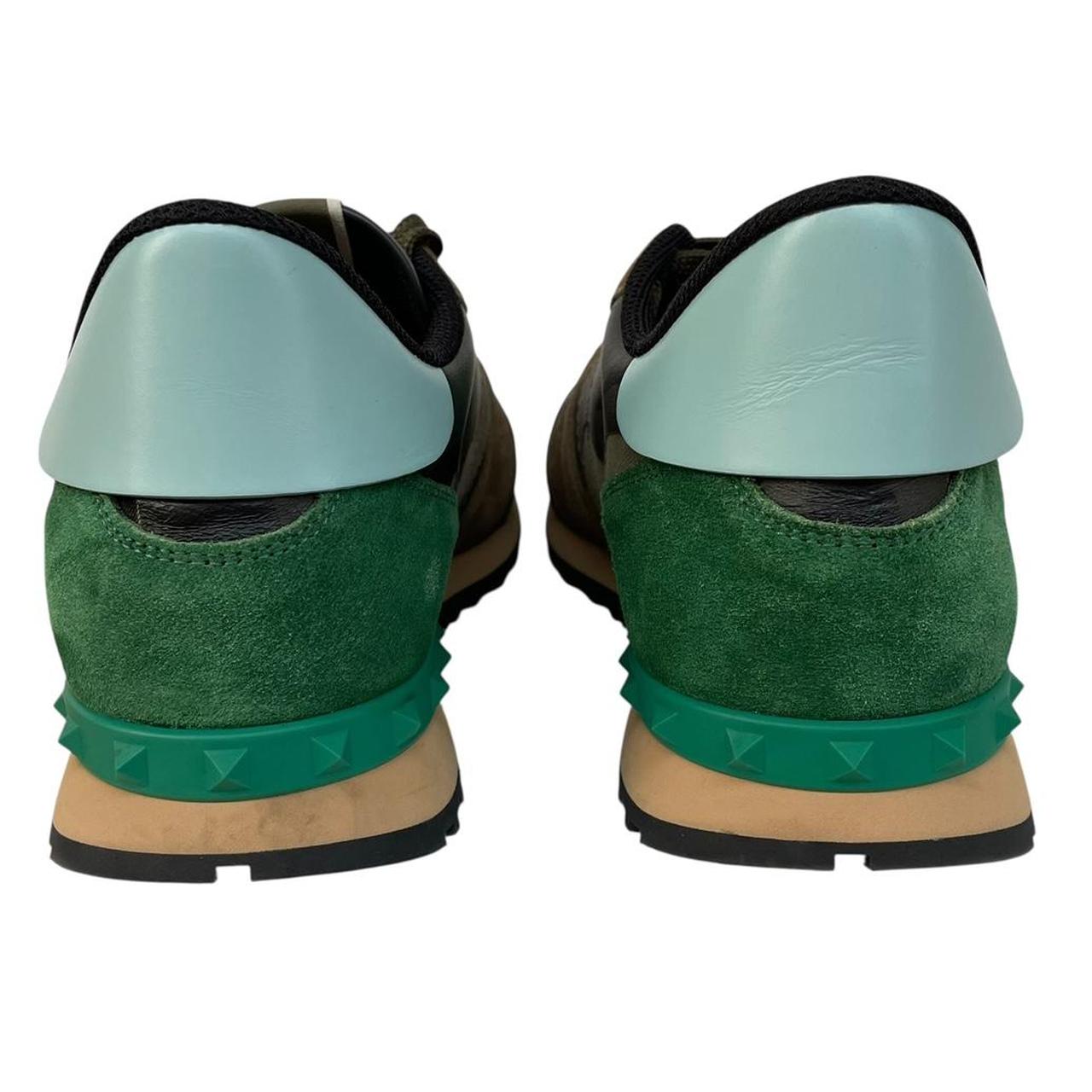 Valentino Garavani Rockrunner Green Camouflage Trainers