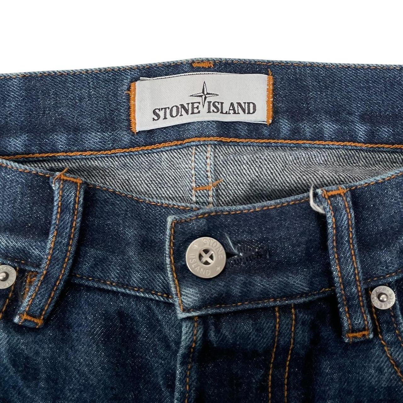 Stone Island SS 2017 Navy Blue Slim Fit Denim Jeans
