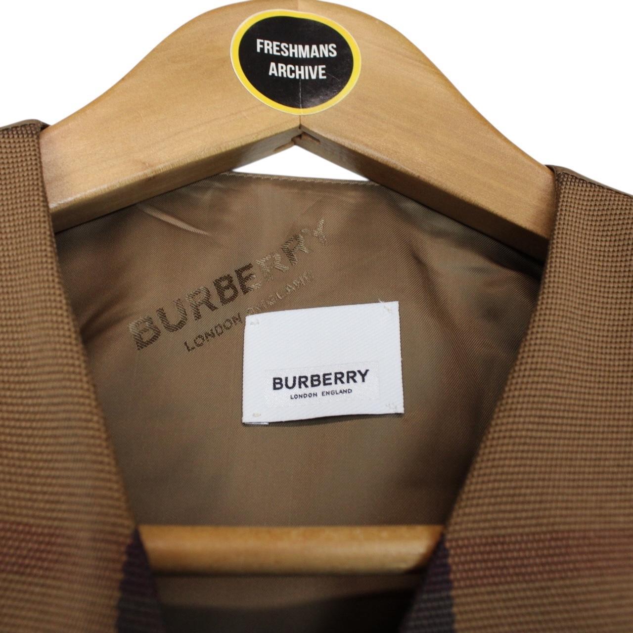 Burberry Birch Brown Nova Check Cropped Waistcoat