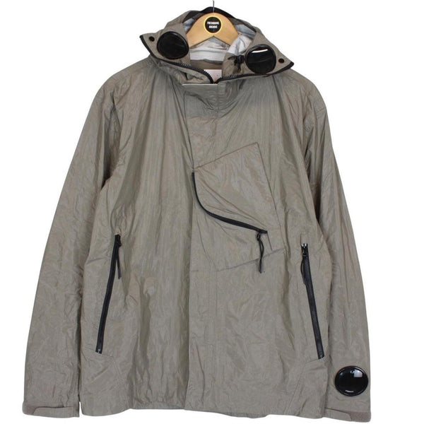 CP Company Grey Full Zip Memec Explorer La Mille Hooded Goggle Jacket
