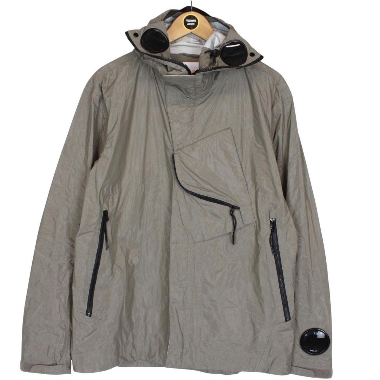 CP Company Grey Full Zip Memec Explorer La Mille Hooded Goggle Jacket