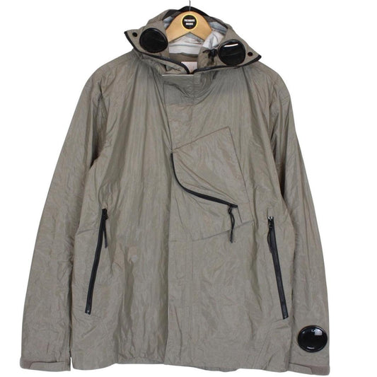 CP Company Grey Full Zip Memec Explorer La Mille Hooded Goggle Jacket