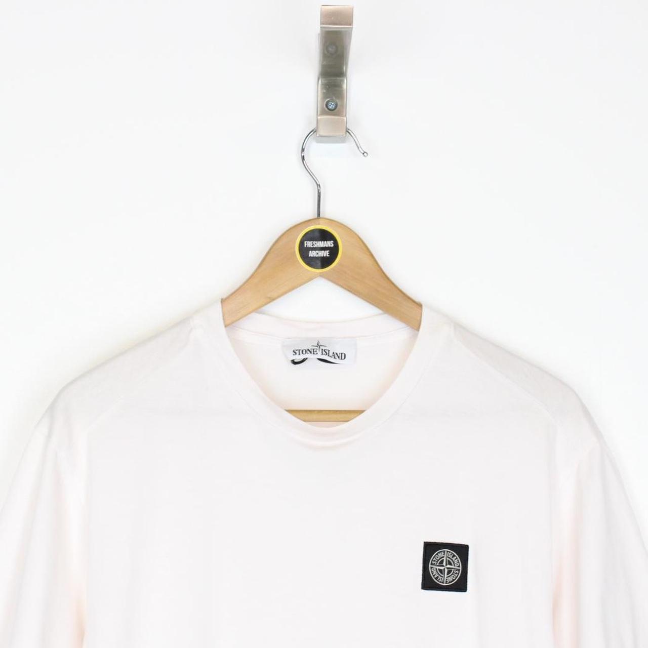Stone Island SS 2022 Pale Pink Short Sleeve Compass T-Shirt