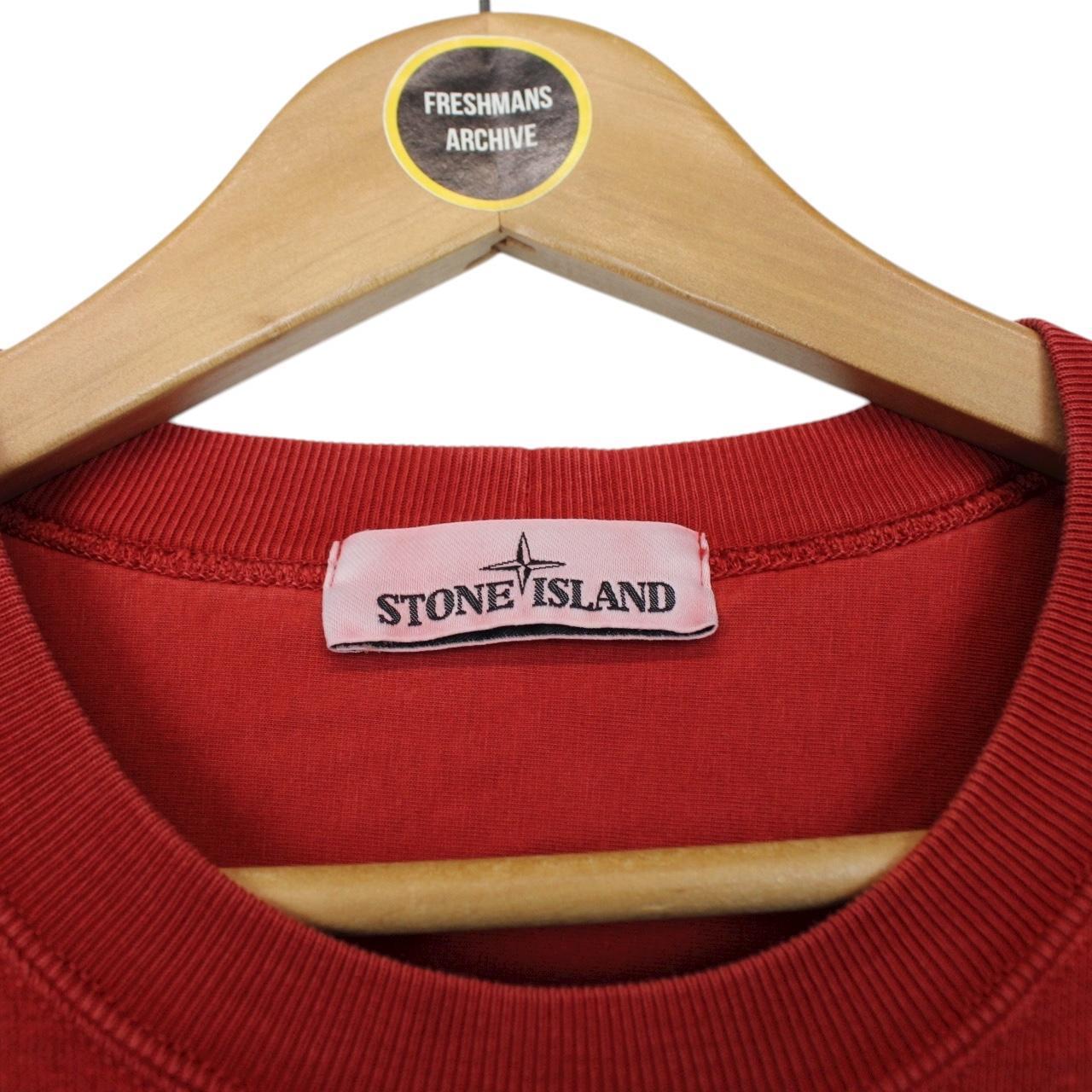Stone Island SS 2019 Red Cotton Sweatshirt Jumper