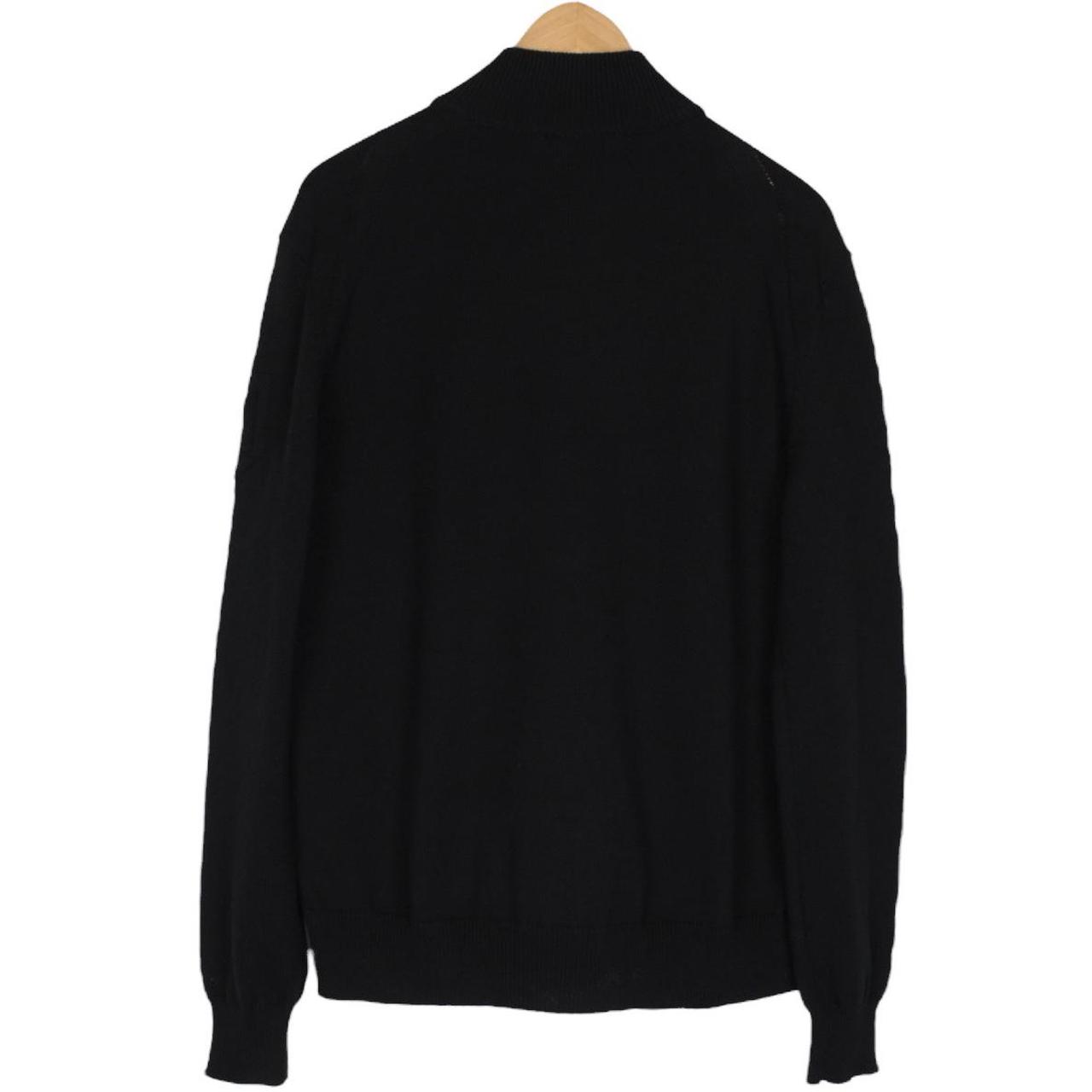 Moncler Black Full Zip Down Padded Cotton Cardigan Tricot Jacket