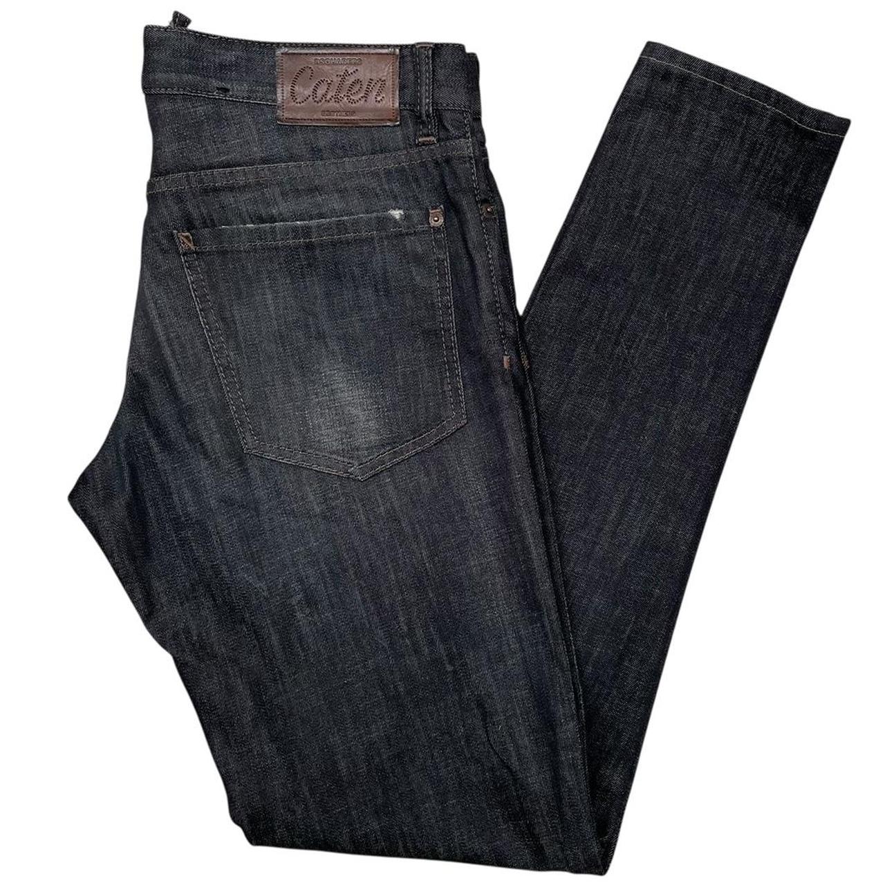 Dsquared2 Dark Grey Wash Distressed Caten Bros Slim Fit Jeans