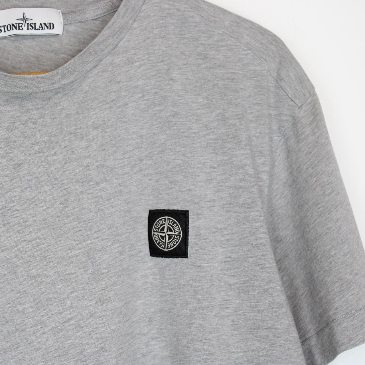 Stone Island AW 2015 Grey Short Sleeve Compass T-Shirt