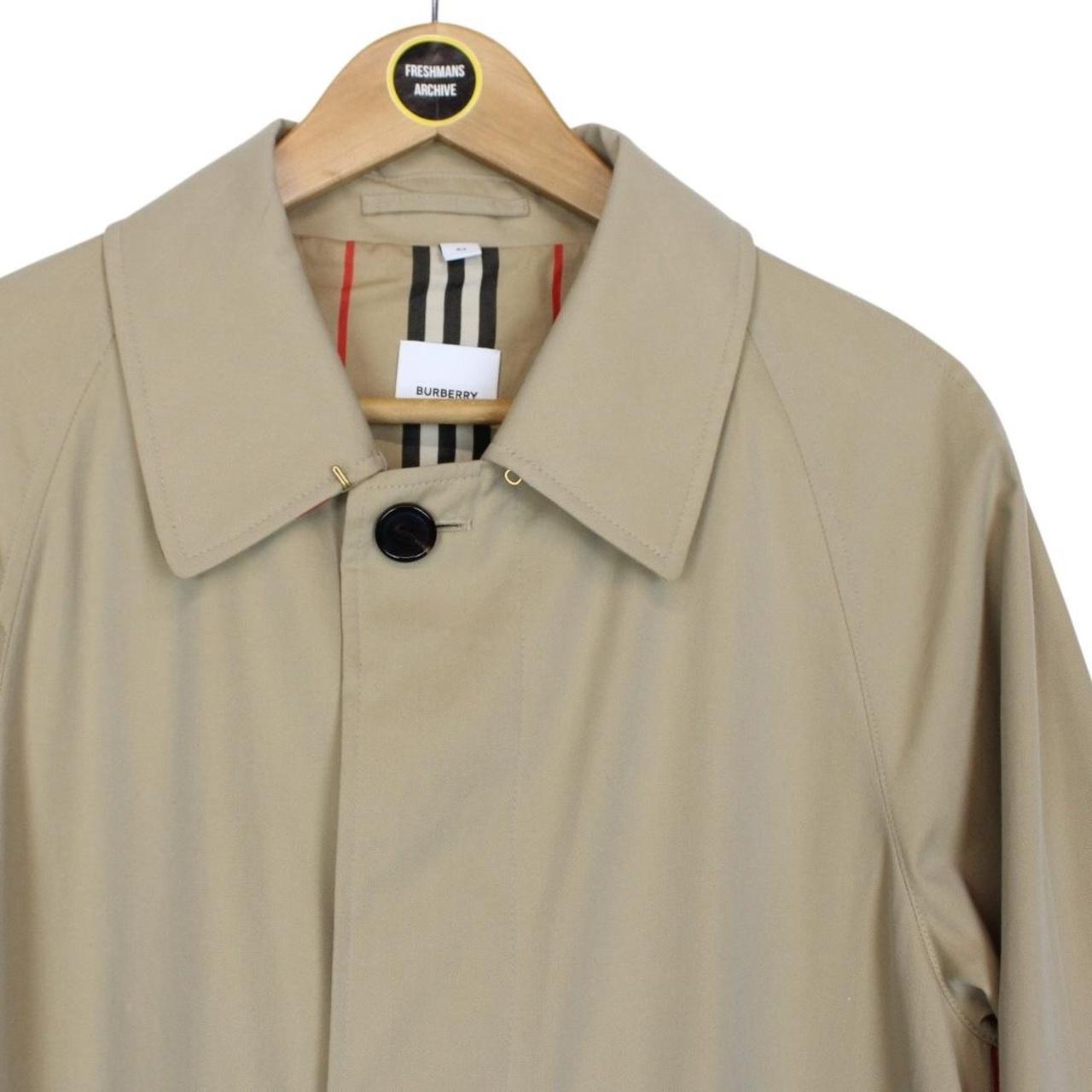 Burberry Tan Brown Single Breasted Mid-Length Camden Heritage Car Coat