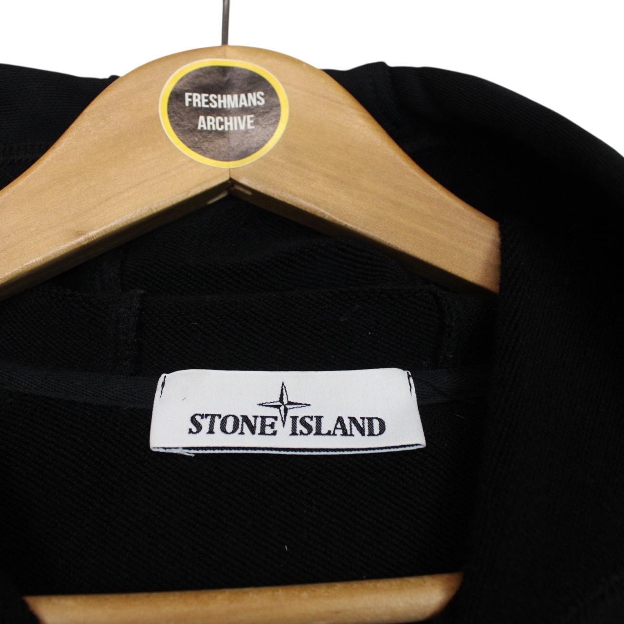 Stone Island Marina SS 2021 Black Cotton Hoodie Jumper