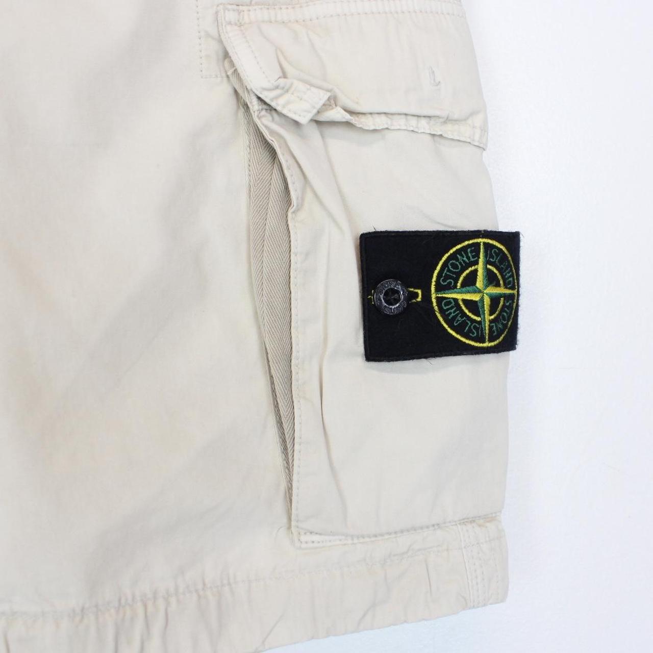 Stone Island SS 2013 Beige Bermuda Cotton Cargo Shorts