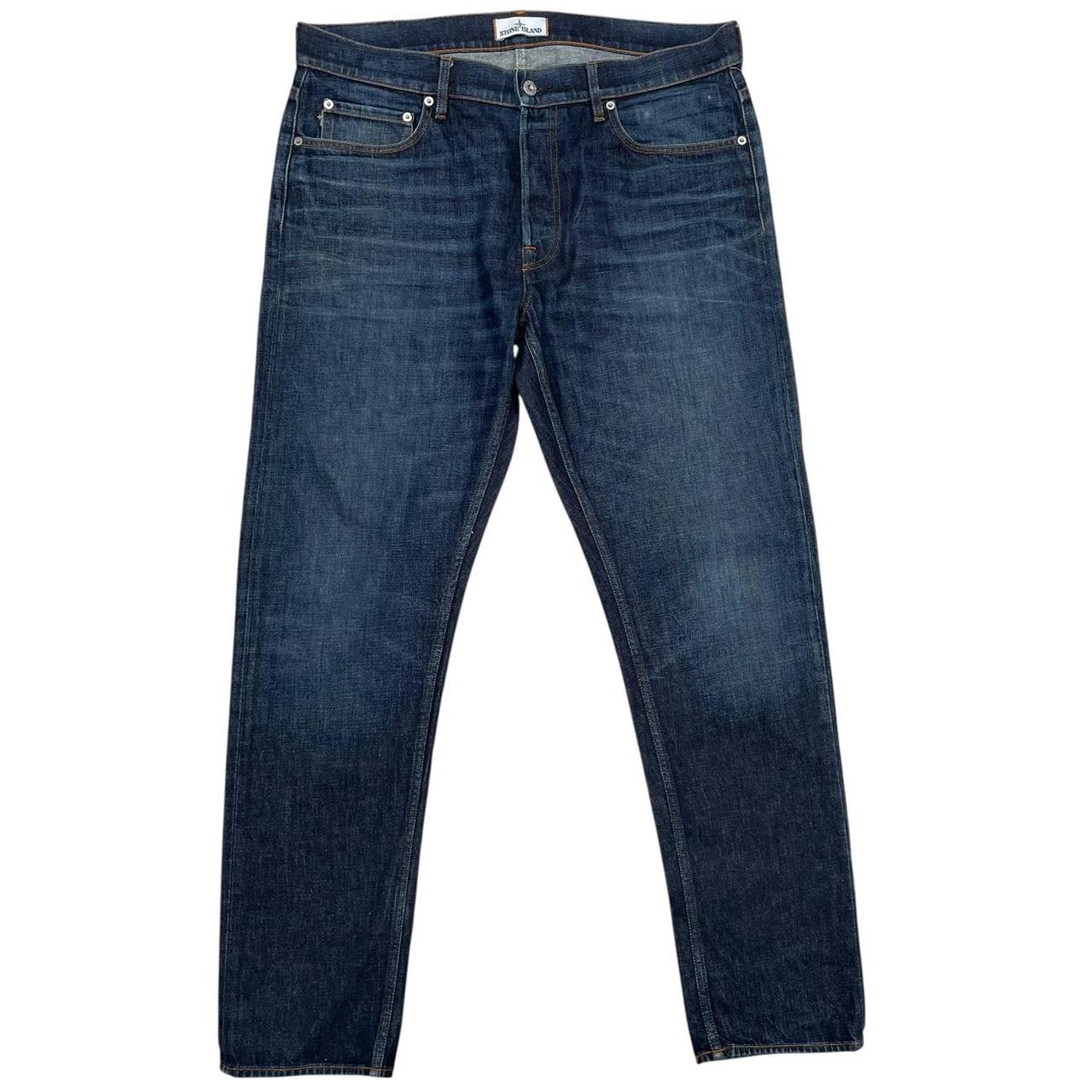 Stone Island AW 2018 Navy Blue RE-T Fit Denim Jeans