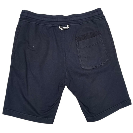 Stone Island SS 2016 Navy Blue Compass Logo Cotton Jogger Shorts