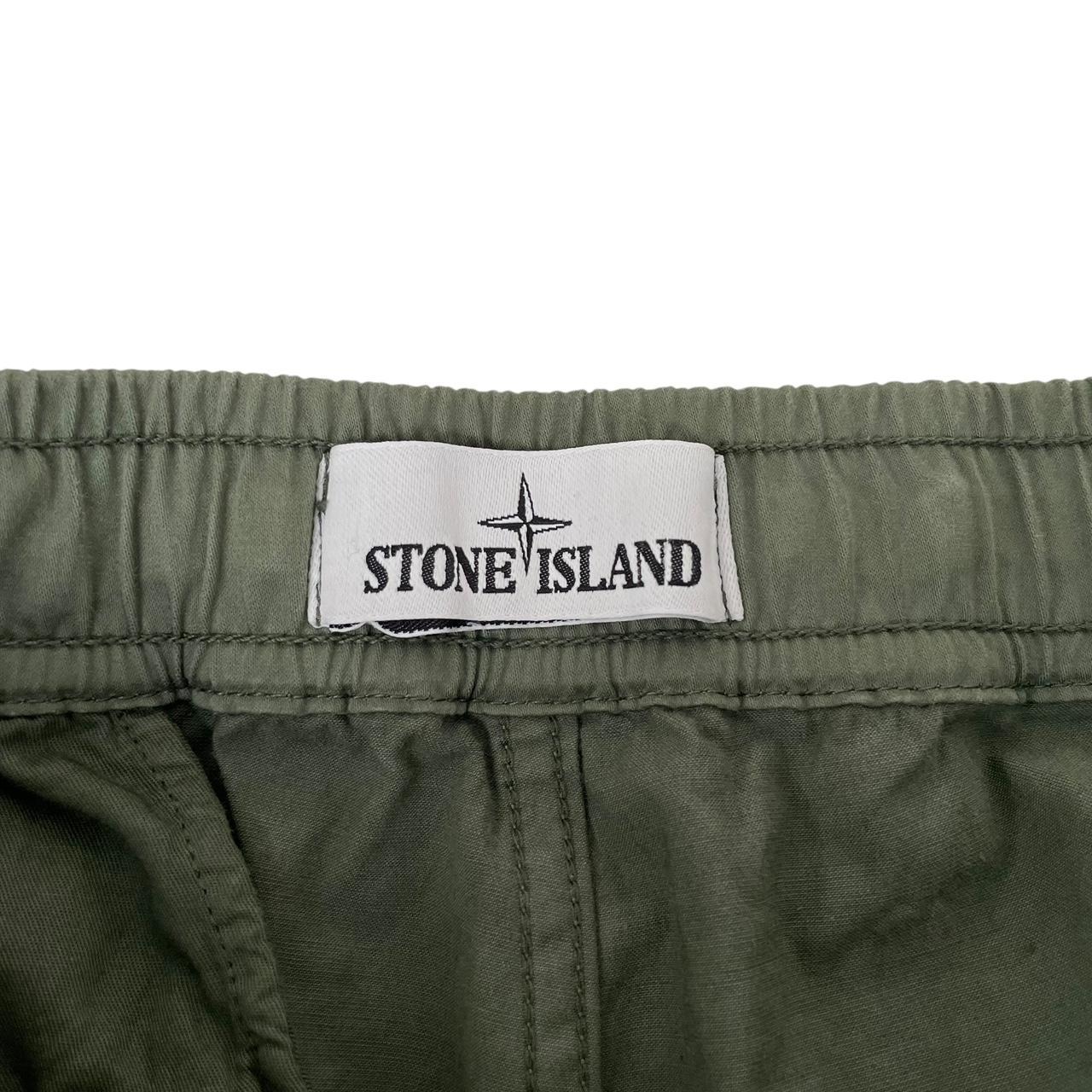 Stone Island AW 2021 Green RE-T Fit Cargo Trousers
