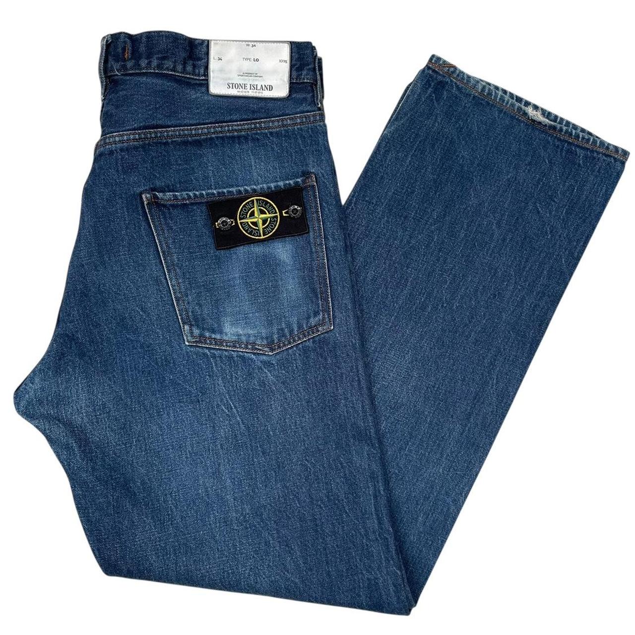 Stone Island Blue LO Fit Denim Jeans