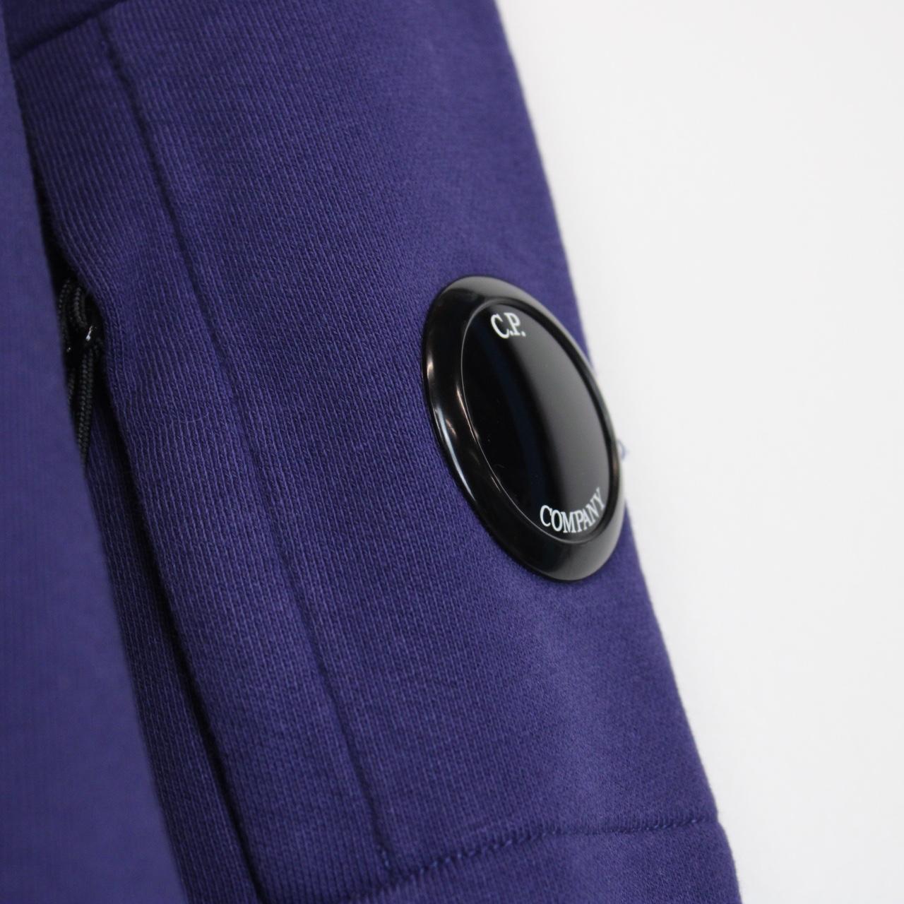 CP Company Blue Goggle Lens Cotton Sweatshirt Jumper