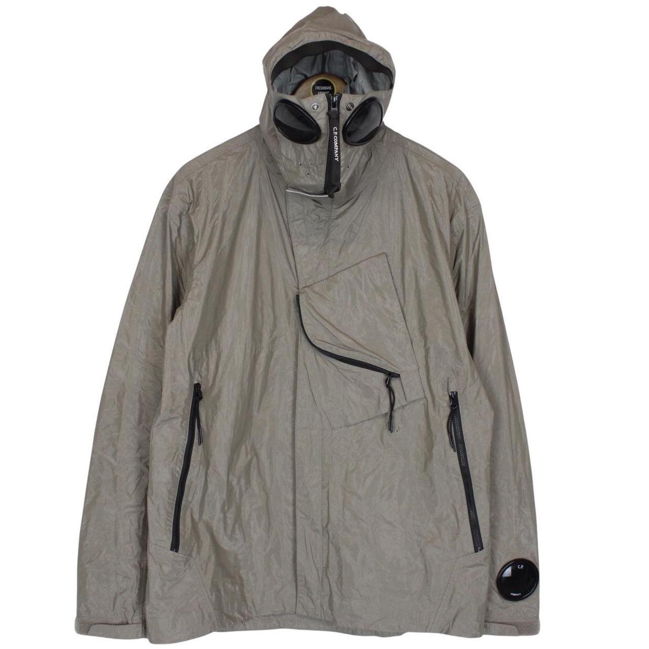 CP Company Grey Full Zip Memec Explorer La Mille Hooded Goggle Jacket