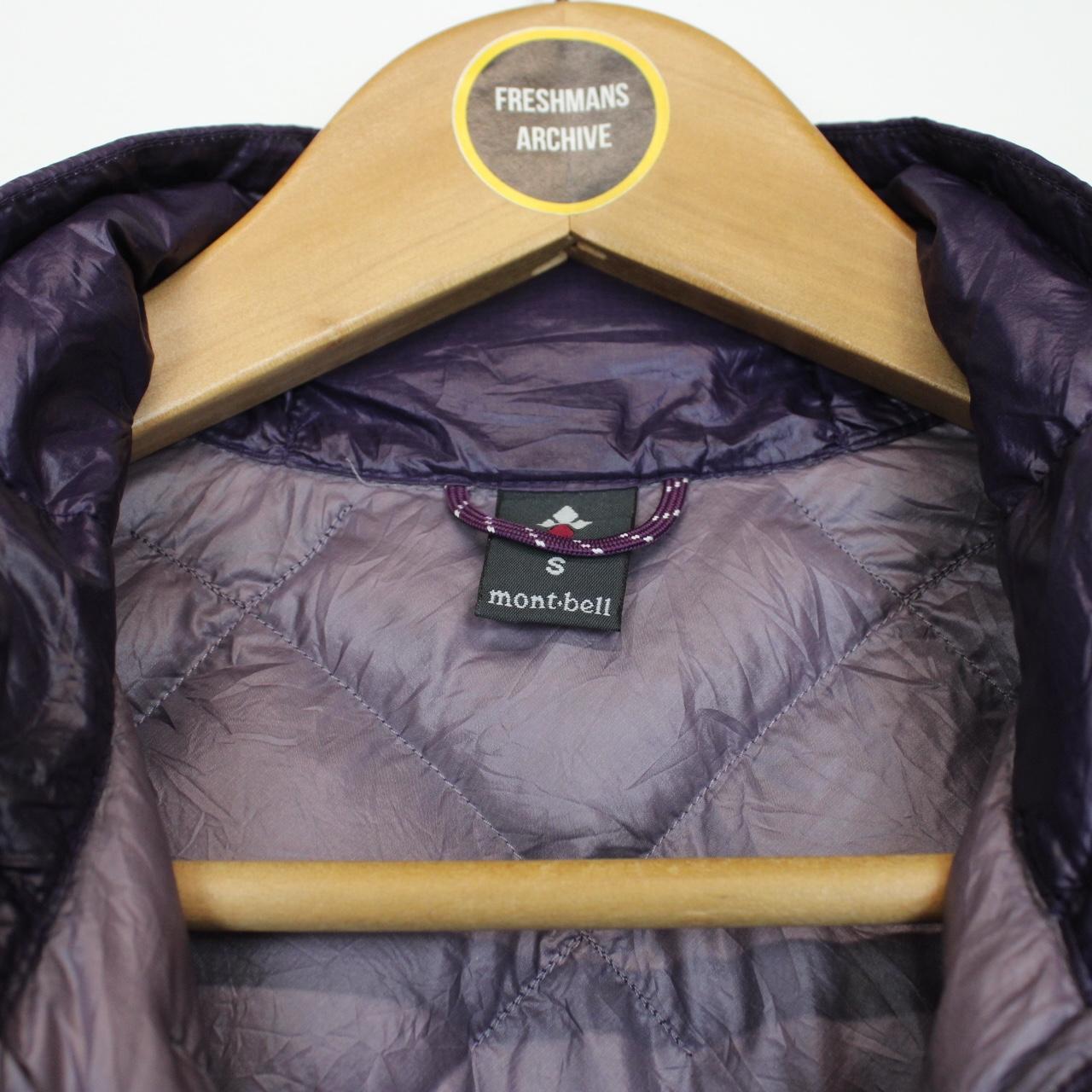 Vintage Montbell Purple Full Zip Quilted Puffer Jacket