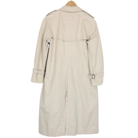 Vintage 90s Burberry Beige Double Breasted Trench Coat