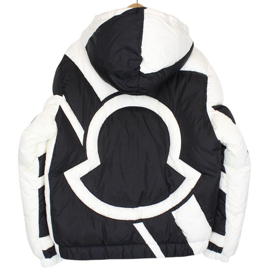 Moncler 5 Craig Green Plungery White and Black Full Zip Down Jacket