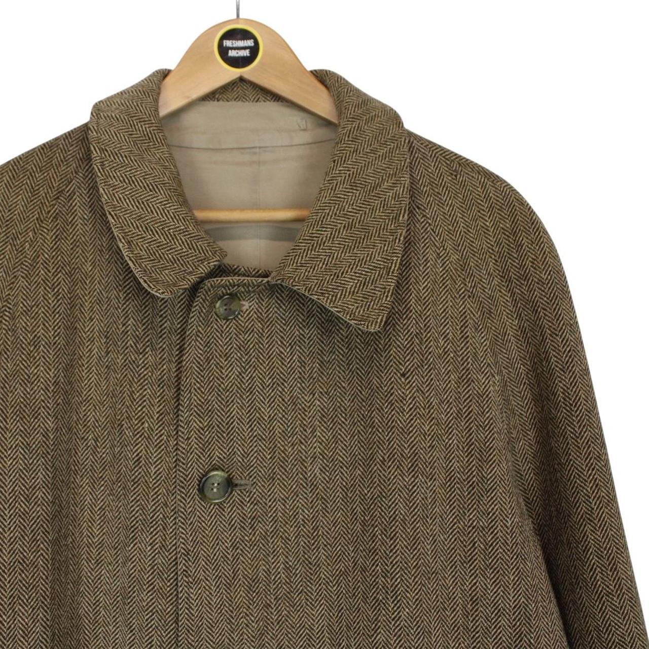 Vintage 90s Burberry Tan and Brown Single Breasted Reversible Trench Coat