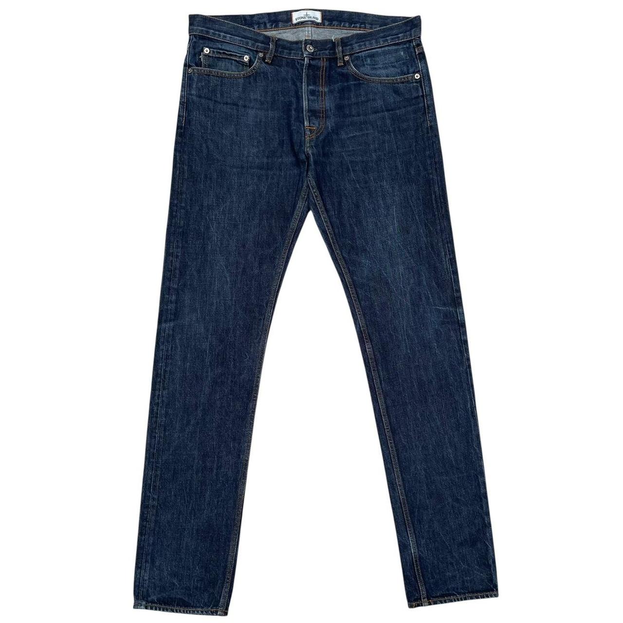 Stone Island AW 2016 Navy Blue Slim Fit Denim Jeans