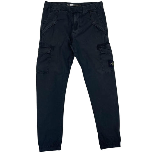 Stone Island SS 2018 Black RE-T Fit Cargo Trousers