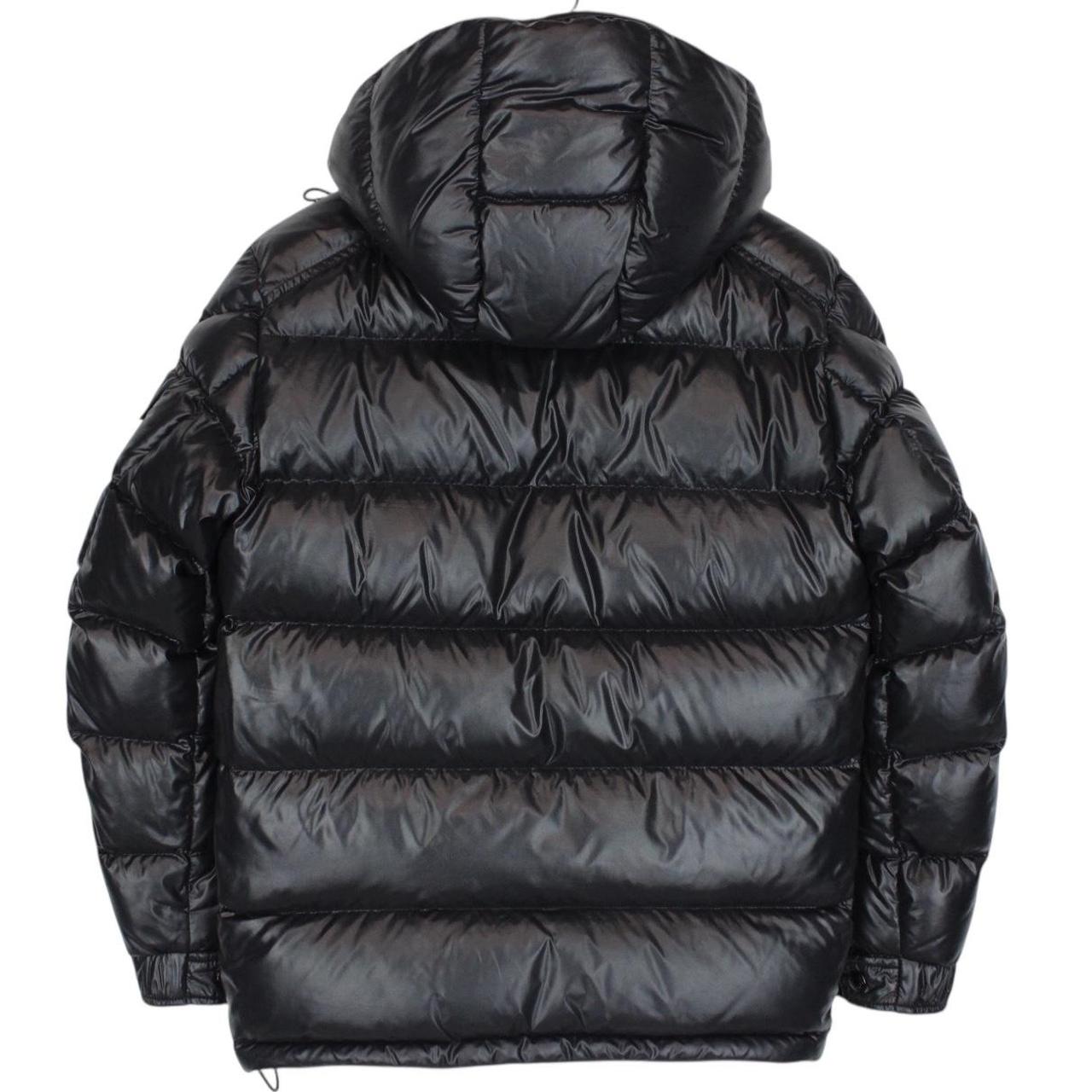 Moncler Maya Black Full Zip Hooded Down Puffer Jacket
