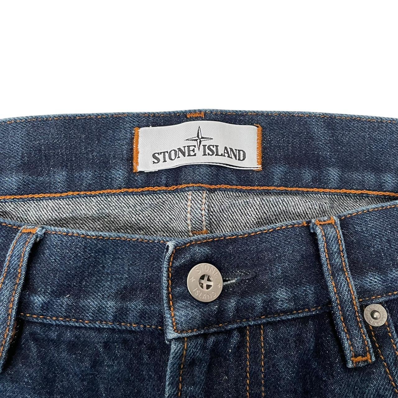 Stone Island AW 2017 Navy Blue Skinny Fit Denim Jeans