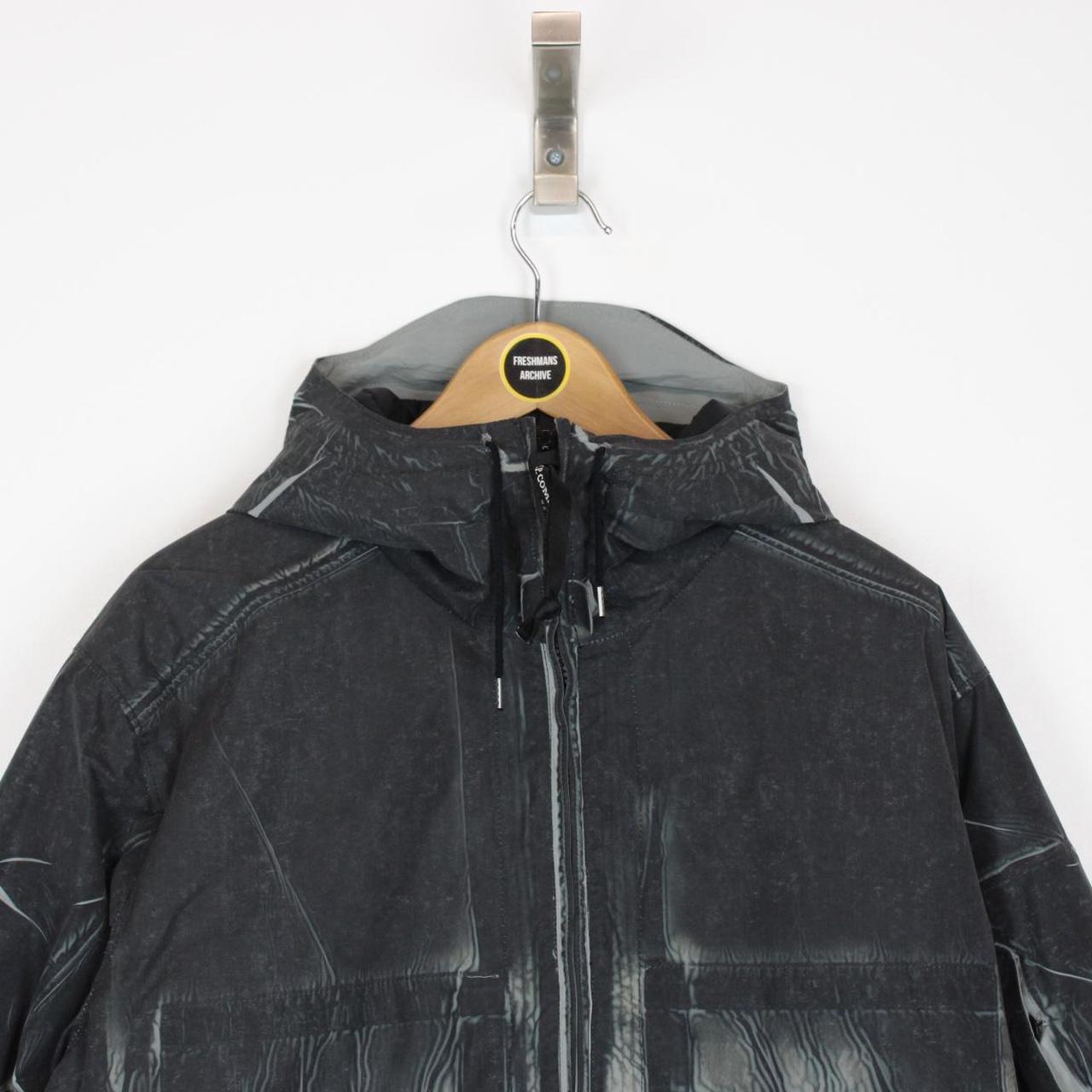 CP Company Black Tracery Full Zip Lens Primaloft Hooded Jacket