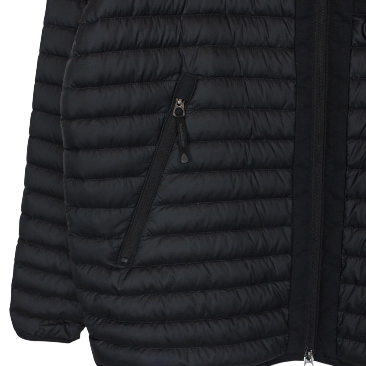 Burberry Black Lenham Logo Appliqué Packable Lightweight Down Jacket