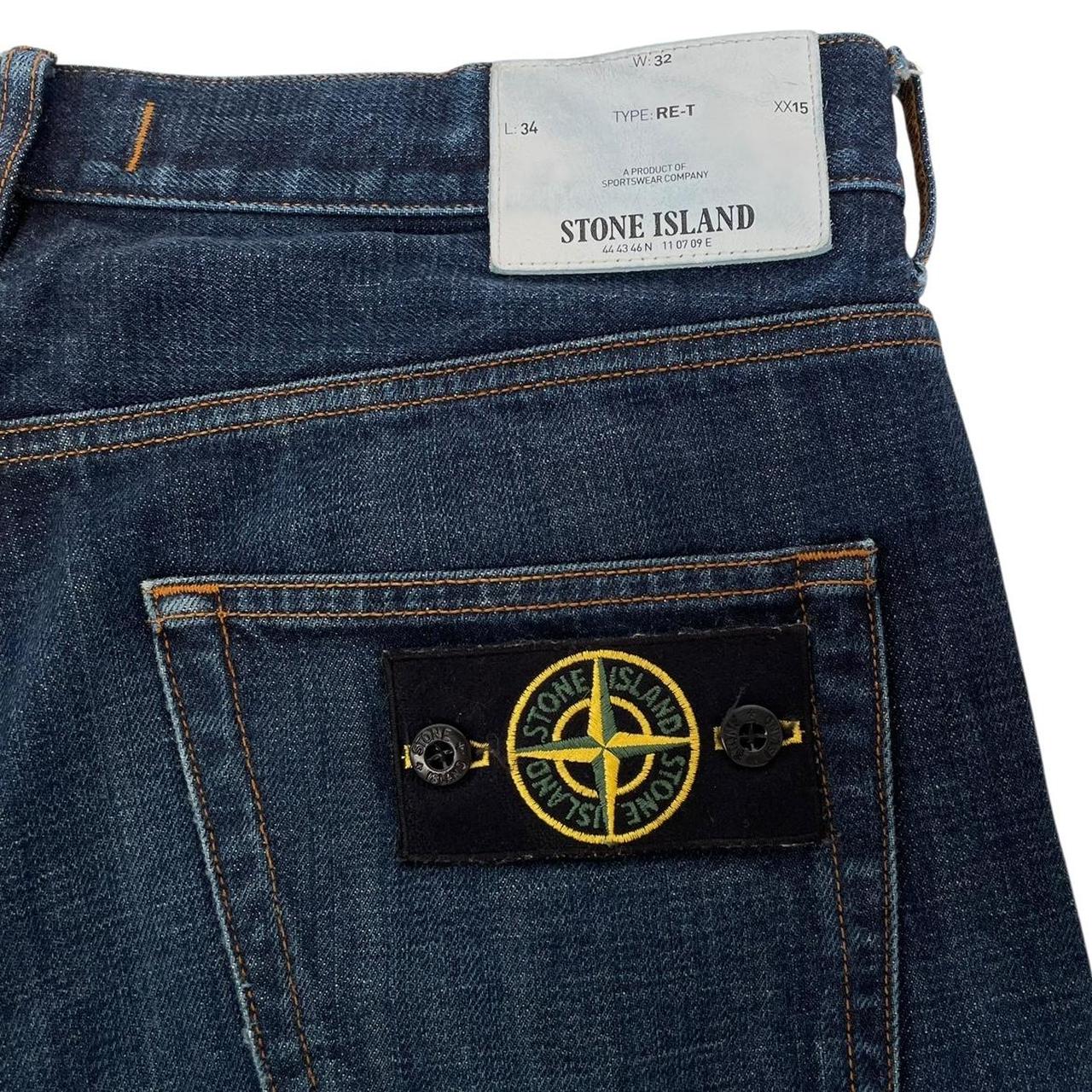 Stone Island SS 2013 Navy Blue RE-T Fit Denim Jeans