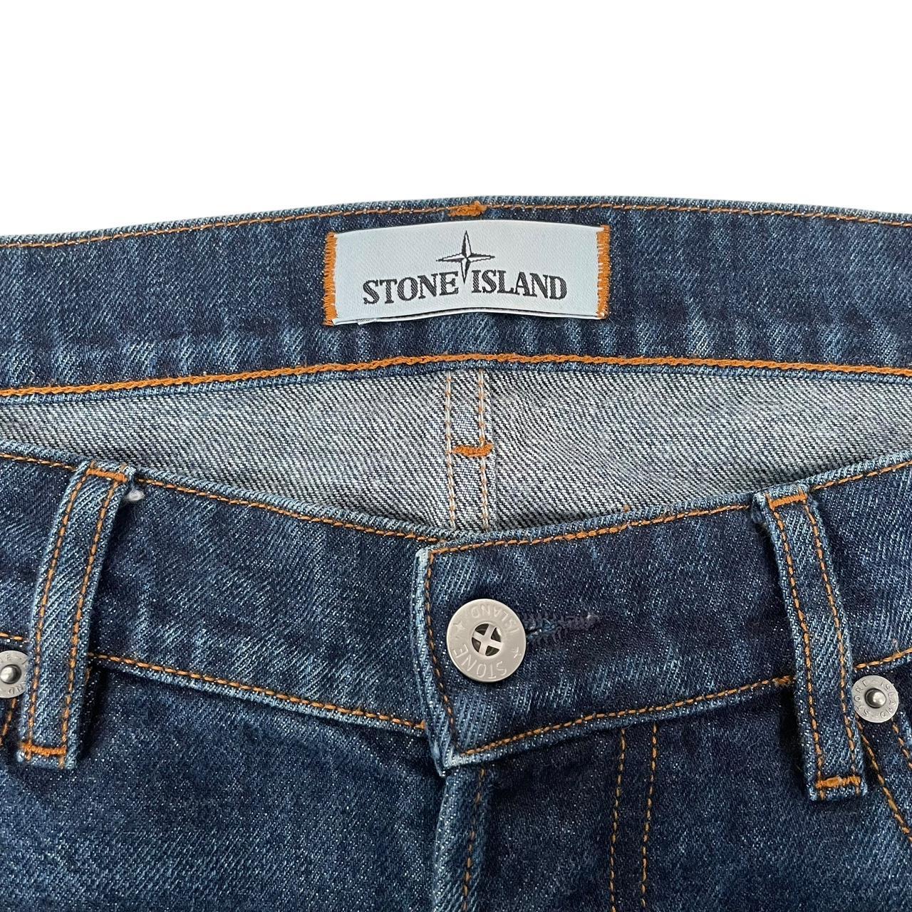 Stone Island AW 2017 Navy Blue Slim Fit Denim Jeans