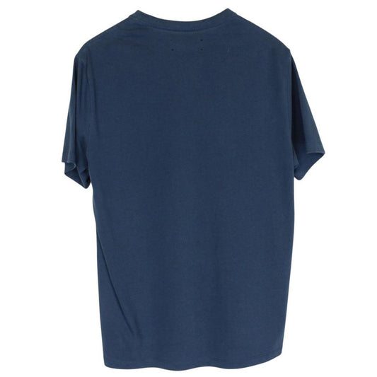 Amiri Blue and White Short Sleeve MA Bar Logo Print T-Shirt