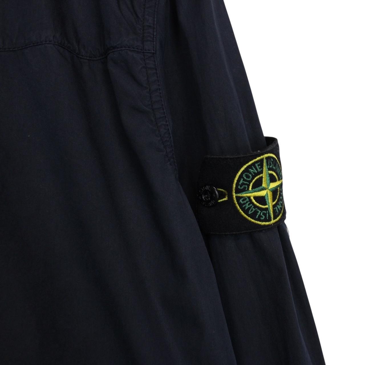 Stone Island SS 2012 Navy Blue Hydrophobic Cotton Overshirt Jacket