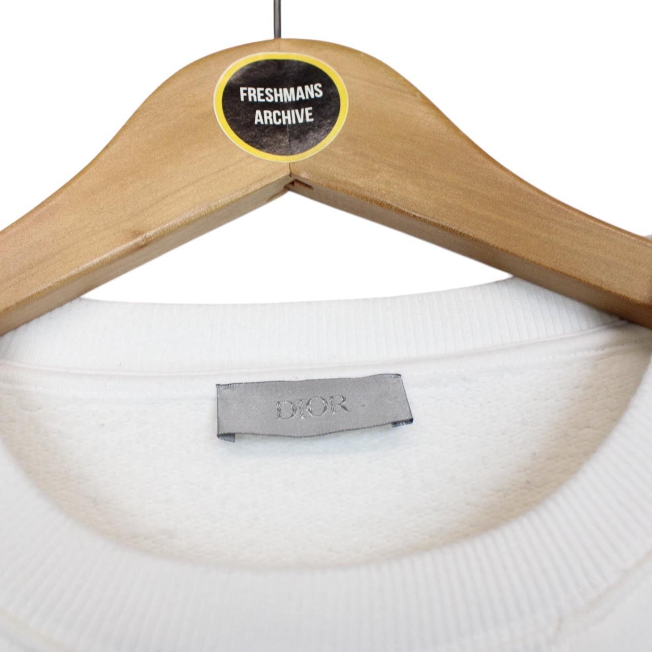 Christian Dior Atelier White Crew Neck Sweatshirt Jumper