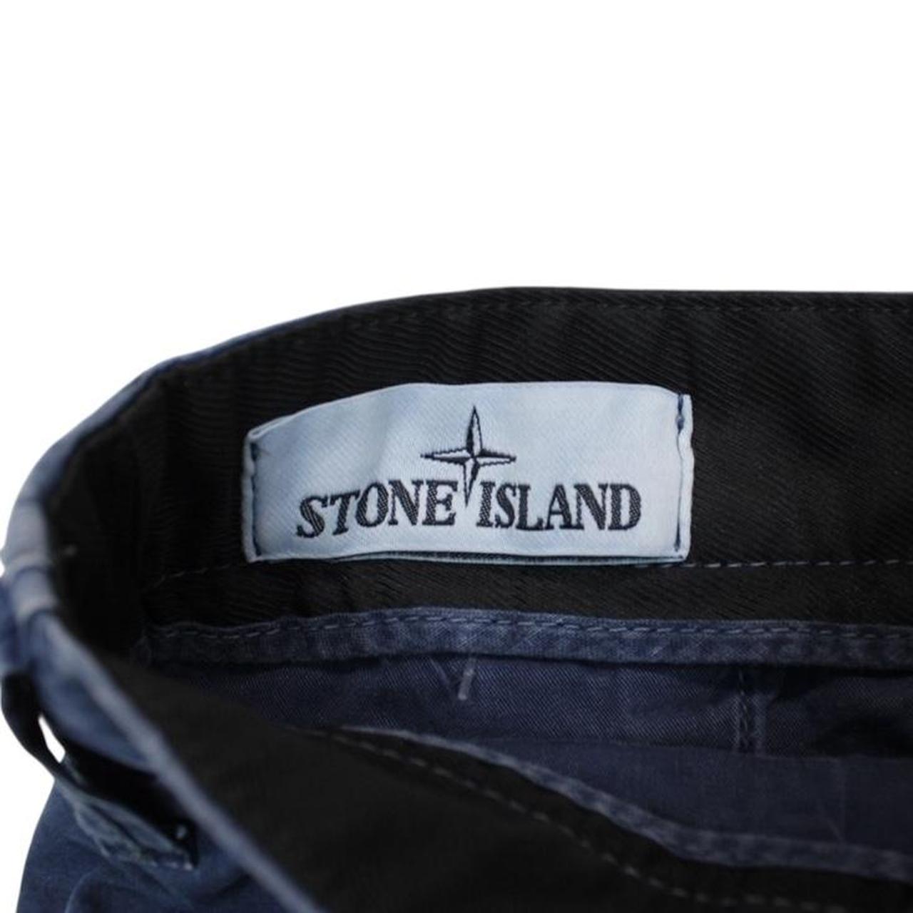 Stone Island SS 2019 Blue Bermuda Cotton Cargo Shorts