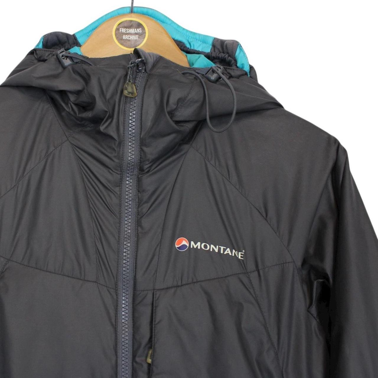 Montane Grey and Blue Full Zip Primaloft Quilted Jacket